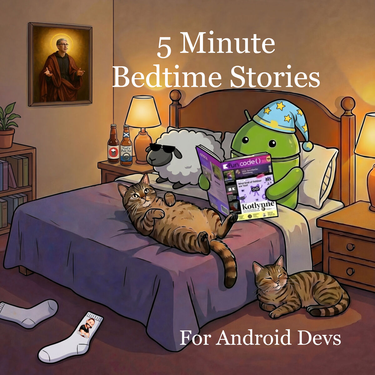 Cover of 5 Minute Bedtime Stories For Android Devs